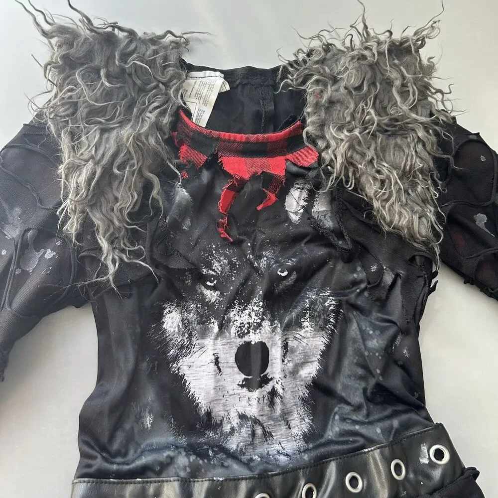 Suit Yourself She-Wolf Werewolf Size Medium 8-l0 Halloween Cosplay Child Costume